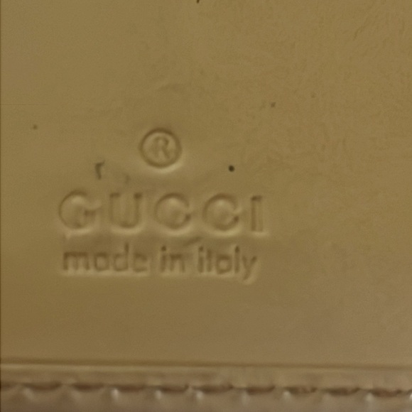 GUCCI authentic women's beige brown guccisima web signature wallet - Picture 5 of 16